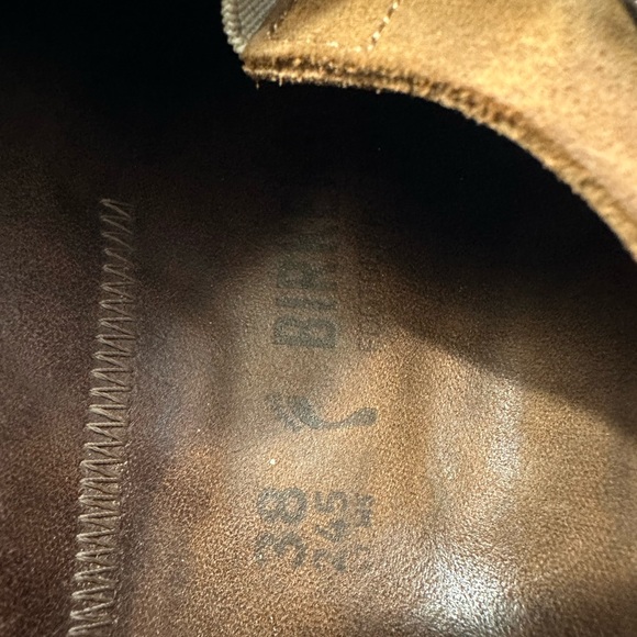 Birkenstock Buckley Brown Suede Slip-On Loafers with Buckle - Picture 10 of 15